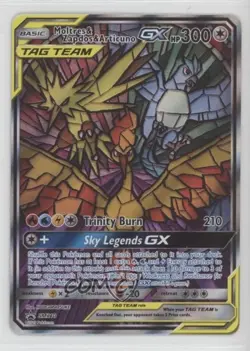 Moltres & Zapdos Articuno GX (Hidden Fates ETB Stained Glass) Pokemon - Image 1