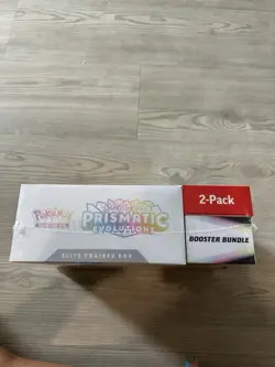 Pokemon TCG: Prismatic Evolutions Costco 2-Pack (ETB + Booster) Sealed - Image 4
