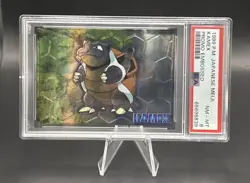 PSA8 1996 Pokemon Japanese Meiji Kamex Promo Embossed PSA 8 - Image 1