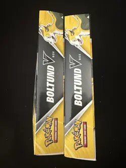 Pokemon Boltund V Box Collection Evolving Skies Fusion Brilliant Lot x2 - Image 4