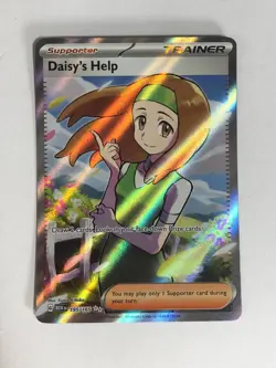 Pokemon TCG 151 Full Art Daisy's Help 195/165 Near Mint - Image 1