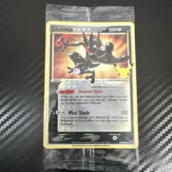 1x Sealed Greninja Gold Star SWSH144 Celebrations Promo 25th anniversary Pokemon - Image 1