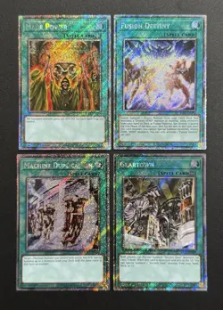 2025 YUGIOH RA04 1ST ED PLATINUM SECRET RARE MAGE POWER NM BONUS SET 💫 - Image 1
