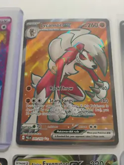 Pokemon Full Art/Promo/Octillery Full Art/Lycanroc Ex/Pikachu Celebrations Cards - Image 4