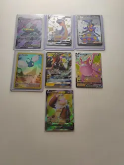 Pokemon Shining Lapras/Full Art/Slaking Full Art/Crobat VMAX Promo Holo Cards - Image 1