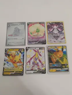 Pokemon Raichu GX/Illustration Rare/Pikachu Promo/Full Art Holo Cards - Image 1