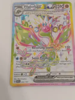 Pokemon Garbodor Illustration Rare/Flutter Mane Promo/Full Art Holo Cards - Image 4