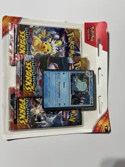 Pokemon Scarlet Violet Surging Sparks 3-Pack Booster Blister Card Quagsire - Image 1