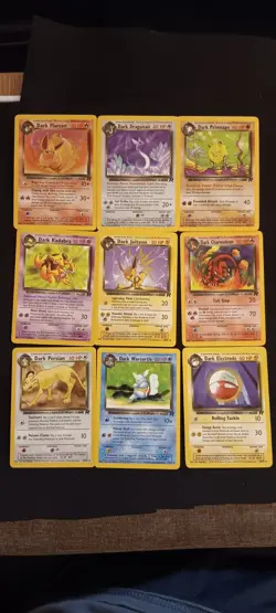 1999 Rocket Dark Vintage Pokemon Card Lot: Charmeleon, Jolteon, Flareon etc... - Image 2