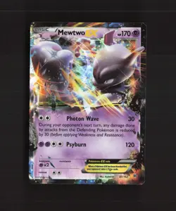 Mewtwo EX 61/162 XY Breakthrough Ultra Rare Holo Pokemon Card LP - Image 1