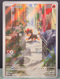 Litleo Illustration Rare 139/132 Mega Evolution Pokemon TCG Near Mint Card NM - Image 1