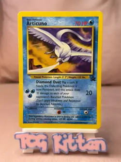 Articuno #22 Rare Black Star Promo Set Pokemon Card CREASE TCGKITTEN - Image 1