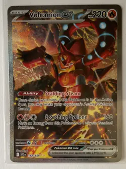 Volcanion EX 182/159 Pokemon TCG Journey Together Special Illustration Card - Image 1