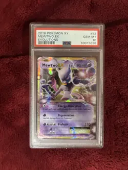 Pokemon XY Evolutions Mewtwo EX 2016 PSA 10 Gem Mint Card 52/108 - Image 1
