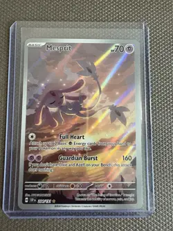 Pokemon TCG Mesprit 204/191 Sv08: Surging Sparks Illustration Rare Card - Image 1