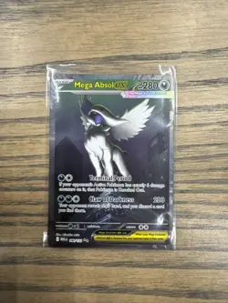 Mega Absol Ex 180/132 SIR Evolutions Pokemon Card Mint In Hand - Image 1