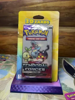 Pokemon Blister Pack Sealed - Temporal Forces Funpack -Random Funpk - Extra Card - Image 1