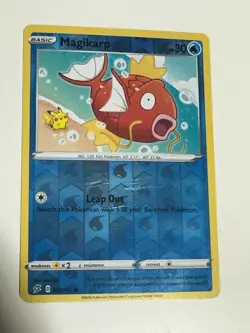 Magikarp 039/192 Reverse Holo Ft. Pikachu Rebel Clash Pokemon Card - Image 1