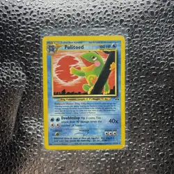 Pokemon TCG Politoed Neo Discovery Card 27/75 Unlimited Rare, LP - Image 1