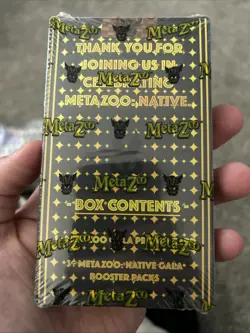MetaZoo 2023 Native Gala Box Sealed (3 booster packs & 1 promo card) LE 1500 NEW - Image 2