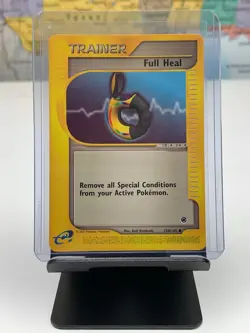 SHIPS SAME DAY Pokemon e-Reader Card LP Full Heal 154/165 Trainer 2002 CCG TCG - Image 1