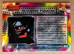 Vintage 1998 Topps Mewtwo Strikes Back RESCUING PIKACHU Card #30 NONHOLO - Image 2