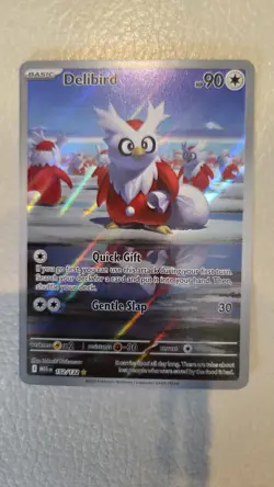 Pokemon Delibird 152/132 Mega Evolution Illustration Rare Card NM - Image 1