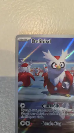 Pokemon Delibird 152/132 Mega Evolution Illustration Rare Card NM - Image 2