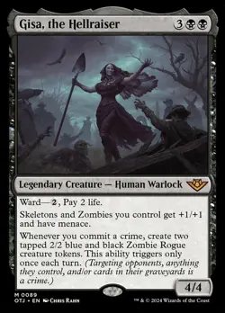 [1x] Gisa, the Hellraiser Near Mint, English Outlaws Singles MTG Magic - Image 1