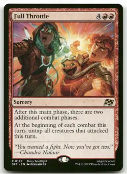 Full Throttle #127 MTG Aetherdrift NM X1 - Image 1