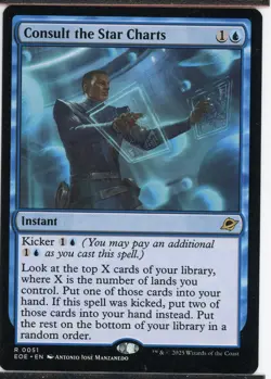 2025 Magic the Gathering Consult the Star Charts Instant Near Mint - Image 1