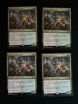 MTG Magic the Gathering Gruul Spellbreaker Ravnica Allegiance X4 Regular NM - Image 1