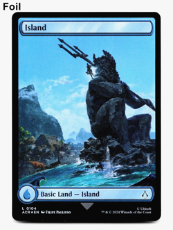 Island (104), (Full Art) - Foil - [Assassin's Creed] MTG 💧 - Image 1