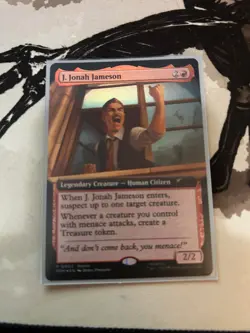 J. Jonah Jameson MTG MagicCon Promo 0003 Foil Spider Man - Image 1