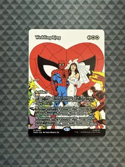 MTG Wedding Ring #0007 Borderless Mythic Marvel Eternal-Legal (MAR) - Image 1