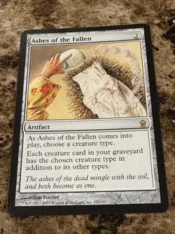 ASHES OF THE FALLEN Magic the Gathering MTG Saviors of Kamigawa MP - Image 1
