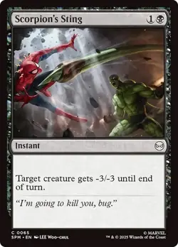 SCORPION'S STING x4 mtg NM-M Marvel's Spider-Man 4 Common - Image 1