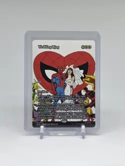 MTG Spider-Man Wedding Ring Borderless M0007 - Image 1