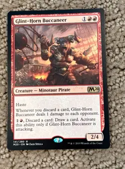 Glint-Horn Buccaneer Core Set 2020 Regular, NM Condition. - Image 1