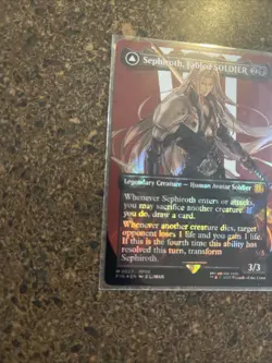 Sephiroth, Fabled SOLDIER (Borderless) (Surge Foil) Final Fantasy Foil - Image 2