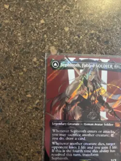 Sephiroth, Fabled SOLDIER (Borderless) (Surge Foil) Final Fantasy Foil - Image 3