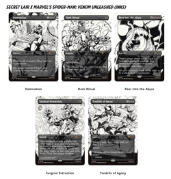 🔥 MTG MARVEL Spider-Man FOIL Secret Lair Drop PRESALE Venom Unleashed (INKS) 🔥 - Image 1