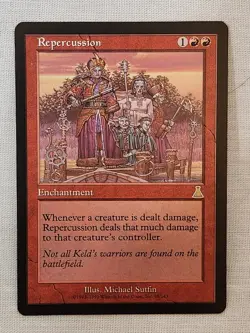 NM Repercussion Urza's Destiny Mtg Magic the Gathering - Image 1