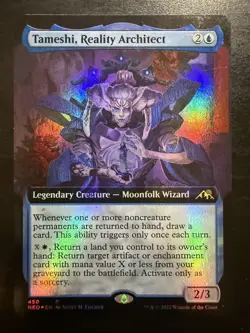 Tameshi, Reality Architect 82 - R - Kamigawa: Neon Dynasty - Foil - MTG - LP - Image 1