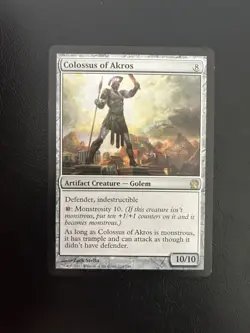 Mtg Colossus of Akros Theros Regular Rare 214/249 - Image 1