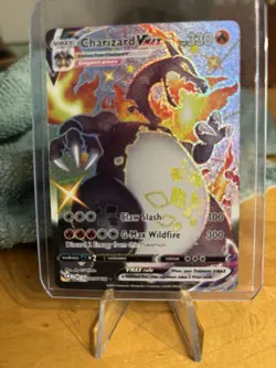 Pokemon TCG Charizard VMAX Holo Ultra Rare Card SV107/SV122 Shining Fates - Image 1
