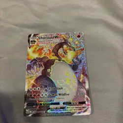 Pokemon TCG Charizard VMAX Holo Ultra Rare Card SV107/SV122 Shining Fates - Image 4