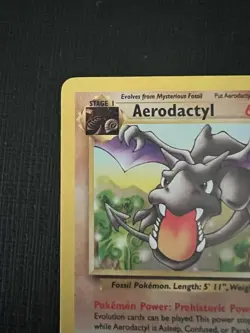 Pokemon TCG Aerodactyl 16/62 Rare Fossil Unlimited MP - Image 4