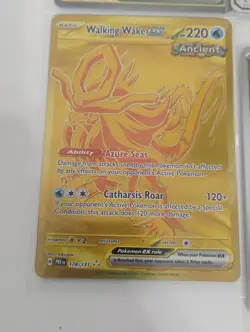 Pokemon Walking Wake Gold Rare/Best Buy Promo/Illustration Rare/Full Art Cards - Image 4