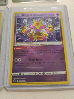 Pokemon Radiant Alakazam/Full Art/Inteleon VMAX/Illustration Rare Holo Cards - Image 2